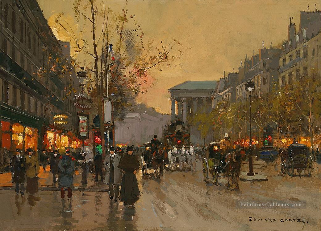 EC boulevard de la Madeleine 10 Parisien Peintures à l'huile